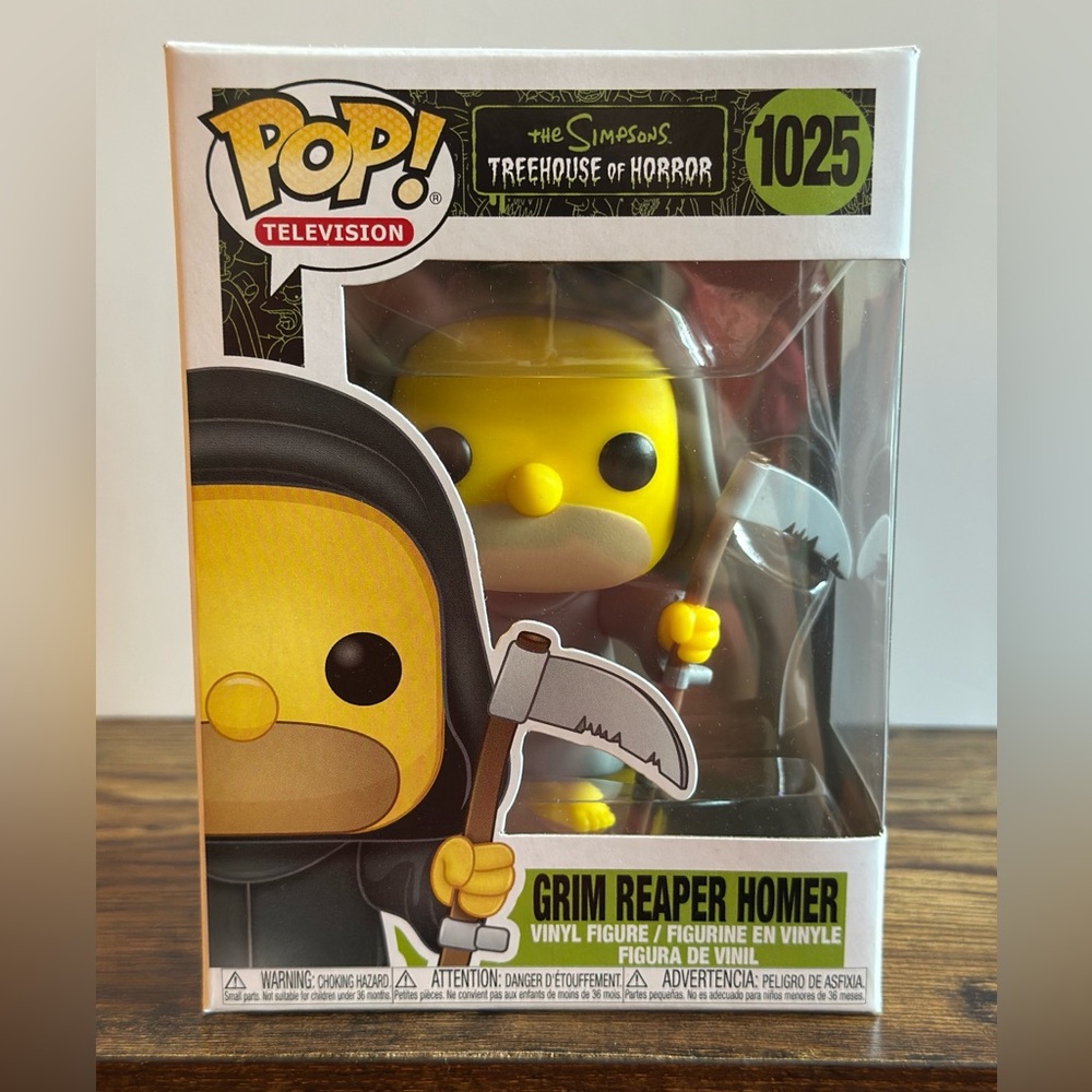 Funko Pop! Grim Reaper Homer - Yellow and Black
